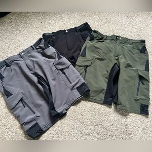 Men's Outdoor Softshell Pants - Olive, Gray, Black XL